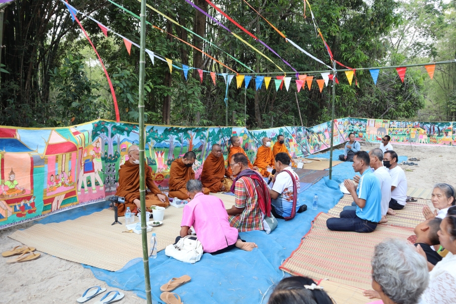 งานบุญประเพณี บุญผะเหวด (พระเวสสันดรชาดก) ชุมชนบ้านนาจาน